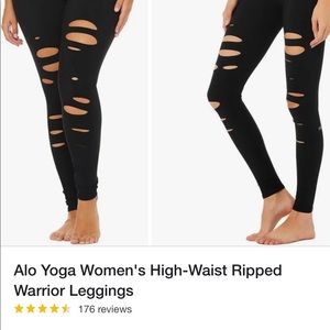 Alo Ripped Warrior Leggings XXS